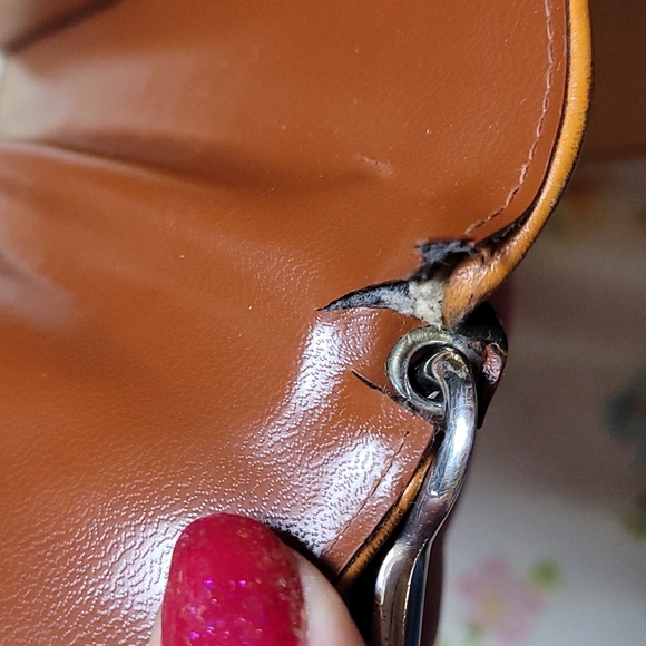 Mastercraft tan flap bag 1970s retro envelope clutch bag - Picture 12 of 16